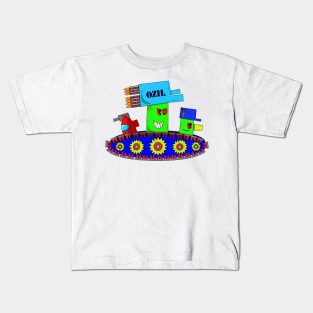 Kids Fashion Kids T-Shirt - Ozil Tank by ozilio clothing